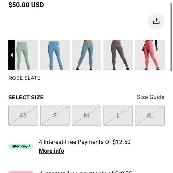 - Gymshark Breeze Lightweight Seamless Tights - Picture 5 of 5